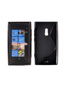 Funda TPU Telone S-case Nokia 800 Lumia negra
