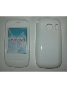 Funda TPU Telone Nokia C2-02 blanca