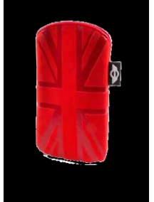 Funda cartuchera Mini Cooper bandera roja