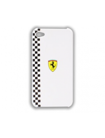 Funda Ferrari fórmula blanca iPhone 4 - 4S
