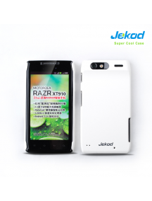 Protector + lámina de display Jekod Motorola XT910 Razr blanco