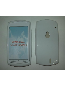 Funda TPU Telone Sony Ericsson Xperia Neo MT15i blanca