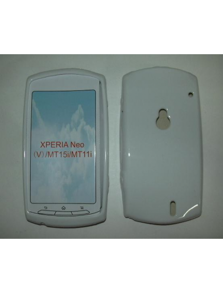 Funda TPU Telone Sony Ericsson Xperia Neo MT15i blanca