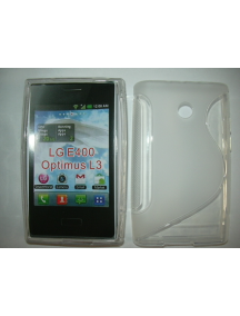 Funda TPU S-case LG Optimus L3 E400 transparente