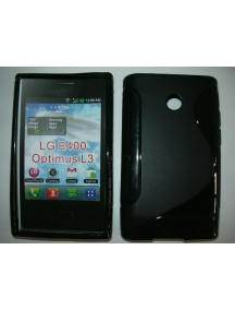 Funda TPU S-case LG Optimus L3 E400 negra