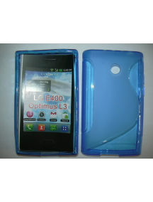 Funda TPU S-case LG Optimus L3 E400 azul