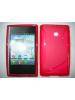 Funda TPU S-case LG Optimus L3 E400 roja