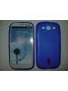 Funda de silicona TPU Samsung i9300 Galaxy SIII azul