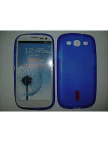 Funda de silicona TPU Samsung i9300 Galaxy SIII azul