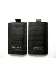 Funda - bolsa Sony Ericsson Xperia S LT26i con cinta negra