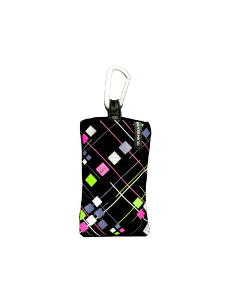 Funda calcetin Quiksilver iPhone 4 negro - fluorescente