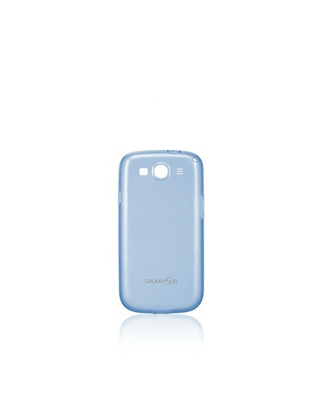 Funda TPU Samsung EFC-1G6WBE Galaxy S III i9300 azul