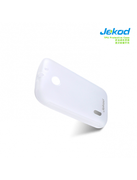 Funda TPU + lámina de display Jekod Huawei U8650 blanca
