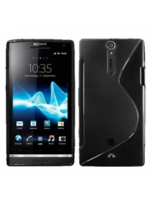 Funda TPU Telone S-case Sony Ericsson LT26i Xperia S negra