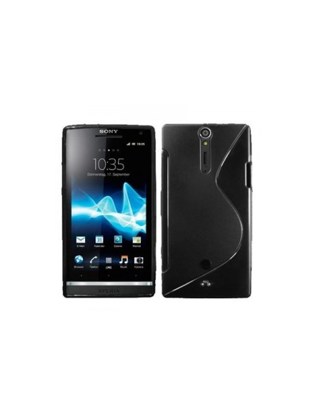 Funda TPU Telone S-case Sony Ericsson LT26i Xperia S negra