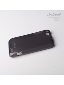 Funda TPU + lámina de display Jekod HTC One V negra