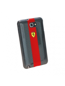 Funda Ferrari rígida carbono - roja Samsung Galaxy Note N7000