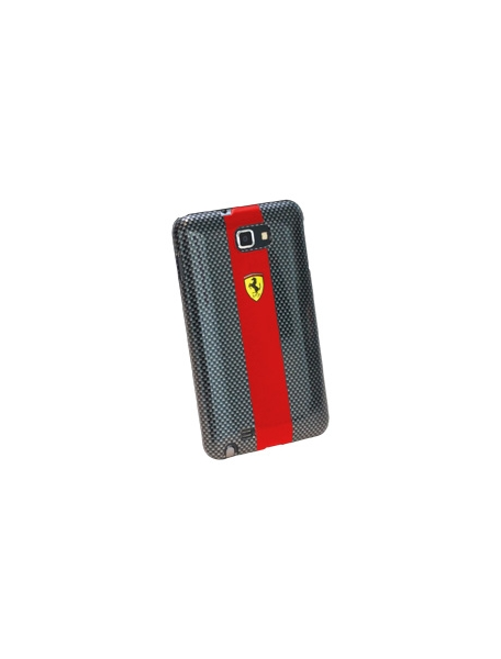 Funda Ferrari rígida carbono - roja Samsung Galaxy Note N7000