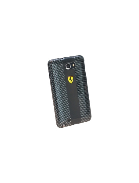 Funda Ferrari rígida carbono - negra Samsung Galaxy Note N7000