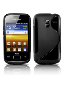 Funda TPU Telone S-Case Samsung i8160 Galaxy Ace 2 negra