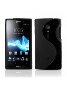Funda TPU Telone S-Case Sony Ericsson Xperia Ion LT28i negra