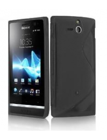 Funda TPU Telone S-Case Sony Ericsson Xperia U ST25i negra