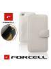 Funda libro Forcell Prestige iPhone 4 - 4S blanca