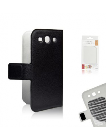 Funda libro slim Samsung Galaxy S III i9300 negra