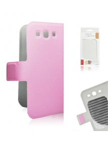 Funda libro slim Samsung Galaxy S III i9300 rosa