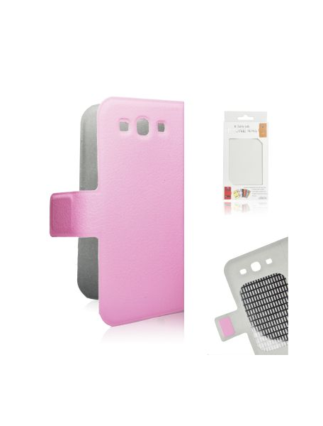 Funda libro slim Samsung Galaxy S III i9300 rosa