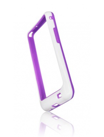 Funda bumpers Forcell Samsung Galaxy S II i9100 violeta - blanca