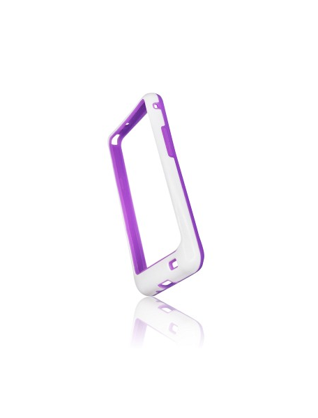 Funda bumpers Forcell Samsung Galaxy S II i9100 violeta - blanca
