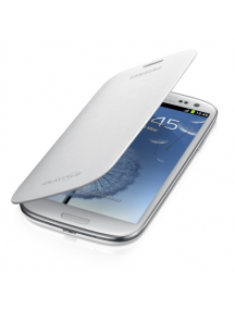 Funda libro Samsung EFC-1G6FWE Galaxy S III i9300 blanca