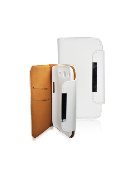 Funda libro cartera Samsung Galaxy S III i9300 blanca