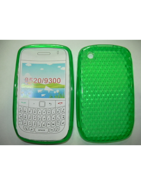 Funda TPU Blackberry 8520 verde