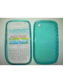 Funda TPU Blackberry 8520 turquesa