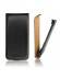 Funda de solapa Forcell Slim HTC One V negra