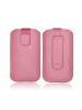 Funda cartuchera en piel Forcell Samsung i9300 Galaxy S III rosa