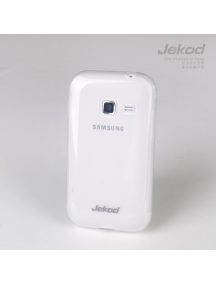 Funda TPU + lám. disp. Jekod Samsung Galaxy Ace Duos S6802 blanc