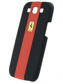 Funda Ferrari rígida negra - roja Samsung Galaxy S III i9300