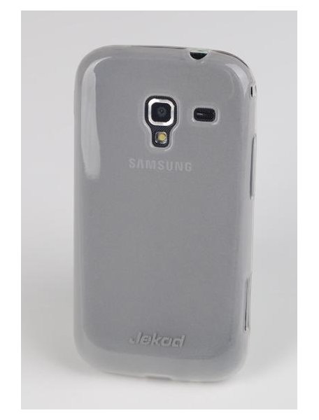 Funda TPU + lámina disp. Jekod Samsung i8160 Galaxy Ace 2 blanca