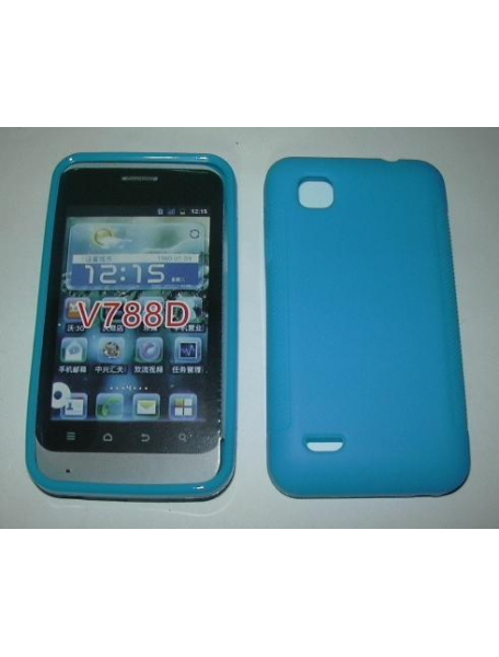 Funda TPU ZTE Kis azul