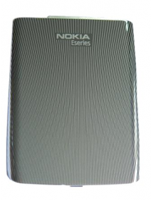 Tapa de batería Nokia E72 plata
