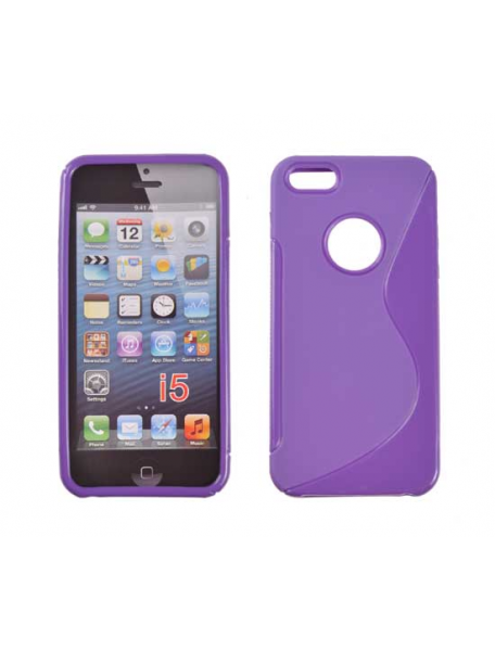 Funda TPU Telone S-case Apple iPhone 5 lila