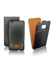 Funda de solapa Forcell Slim HTC One S negra