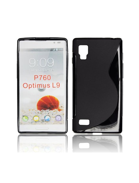 Funda TPU S-case LG Optimus L9 P760 negra