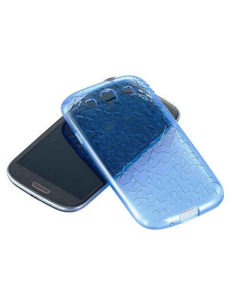 Funda TPU Samsung SAMGSVTPUBL azul i9300 Galaxy S3