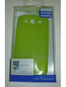 Funda TPU Samsung SAMGSVTPUGR verde i9300 Galaxy S3