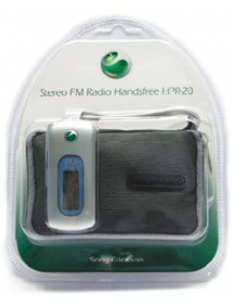 Manos libres Sony Ericsson HPR-20 con receptor de radio y funda