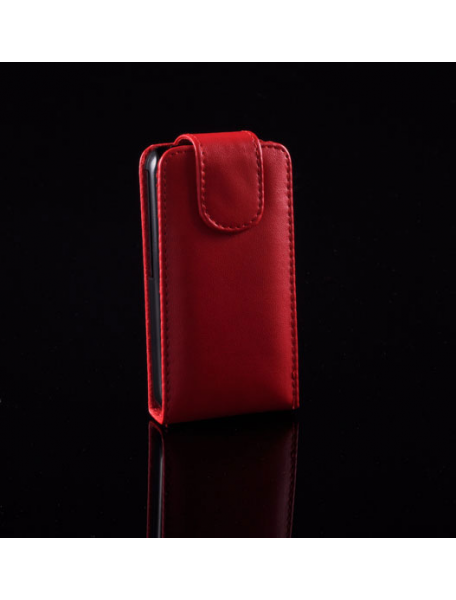 Funda de Solapa en piel Telone iPhone 5 roja